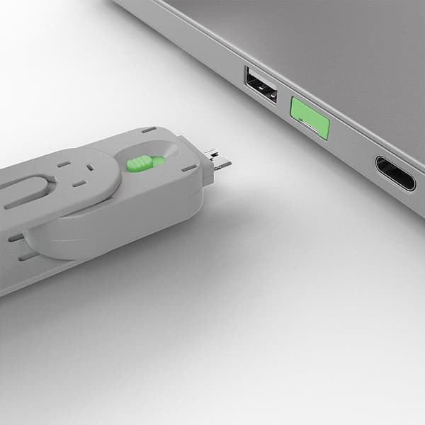 LINDY 40621 Nyckel för USB-portlås, grön