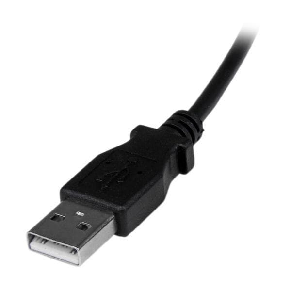 StarTech.com USB2.0 A till Micro USB B-kabel vinklad - USB-kabel - USB Typ A, 4-stift (M) - 5-stift Micro USB Typ B (M) - 2,0 m (USB/USB2.0 ) - Gjuten
