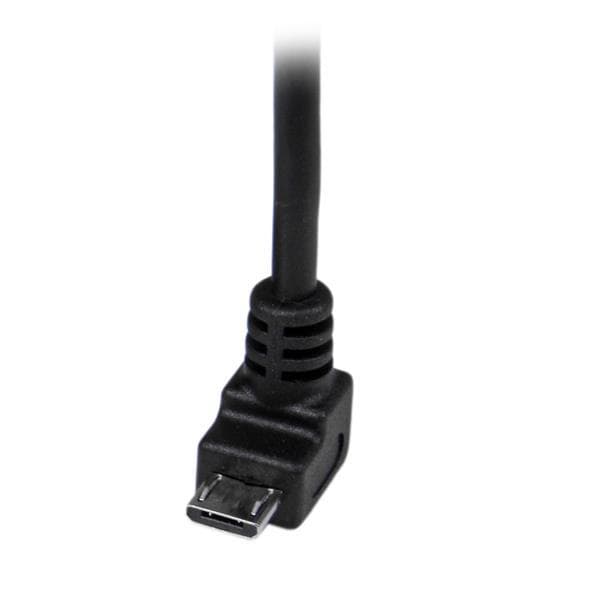 StarTech.com USB2.0 A till Micro USB B-kabel vinklad - USB-kabel - USB Typ A, 4-stift (M) - 5-stift Micro USB Typ B (M) - 2,0 m (USB/USB2.0 ) - Gjuten