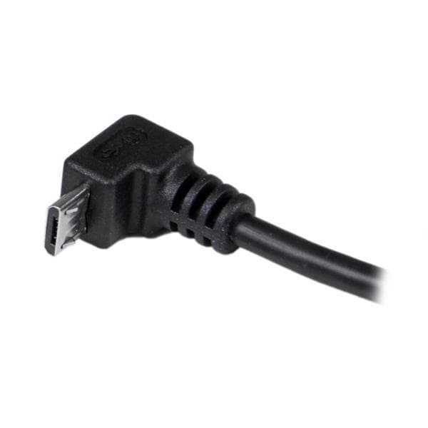 StarTech.com USB2.0 A till Micro USB B-kabel vinklad - USB-kabel - USB Typ A, 4-stift (M) - 5-stift Micro USB Typ B (M) - 2,0 m (USB/USB2.0 ) - Gjuten