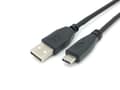 Miniatyrbild 2 av 3: Utrusta USB 2.0 Typ C till Typ A-kabel - M/M - 2,0 m - 2 m - USB A - USB C - USB 2.0 - 480 Mbit/s - Svart (128885)