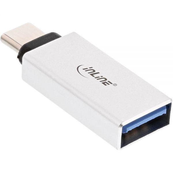InLine USB-C til USB-A-adapter - USB3.1 Gen 2 - op til 3A / Aluminium