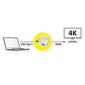 Miniatyrbillede 3 af 3: ROLINE - Ekstern videoadapter - USB Type-C - HDMI - Aluminium (12.03.3210)