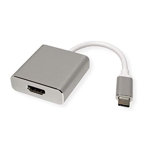 ROLINE - Ekstern videoadapter - USB Type-C - HDMI - Aluminium (12.03.3210)