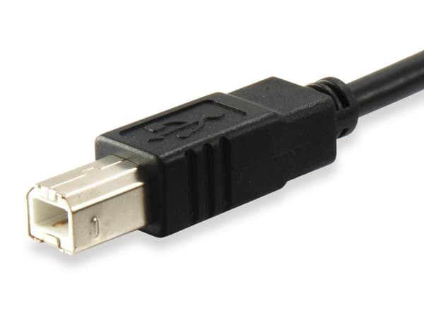 Varusteet 12888207 USB-kaapeli 1 m USB 2.0 USB B USB C Musta