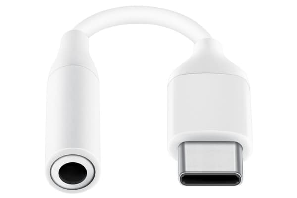 Samsung USB-C til 3,5 mm jack-adapter - hvid