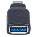 Miniatyrbillede 6 af 7: Manhattan USB 3.2 Gen 1 (USB 3.0) Adapter [1x USB 3.2 Gen 2-stik C (USB 3.1) - 1x USB 3.2 Gen 2-stik A (USB 3.1)] Adapter USB-C-stik til USB A Buchse