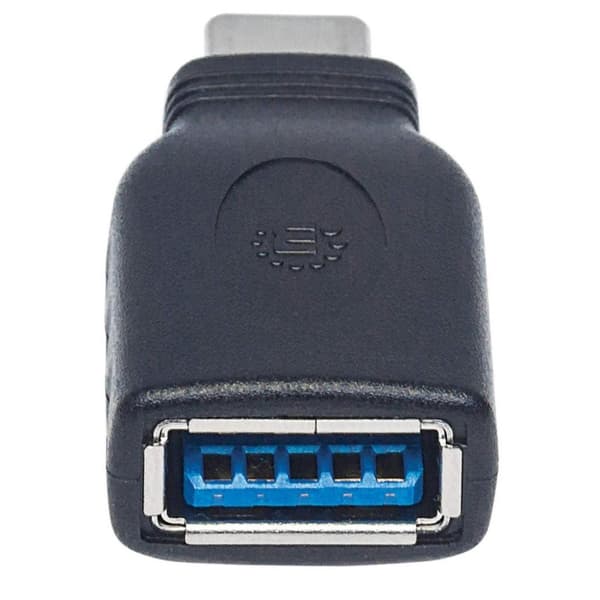 Manhattan USB 3.2 Gen 1 (USB 3.0) Adapter [1x USB 3.2 Gen 2-stik C (USB 3.1) - 1x USB 3.2 Gen 2-stik A (USB 3.1)] Adapter USB-C-stik til USB A Buchse