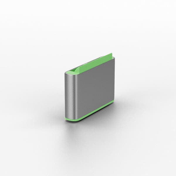 LINDY 40438 USB Type C -portin lukko, vihreä, 10 kappaleen pakkaus