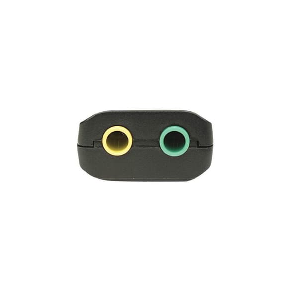 Manhattan 150859 Hi-Speed USB 3D-ljudadapter (förbättrar ljudåtkomst och prestanda) svart