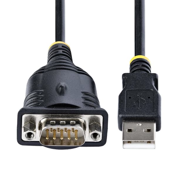 StarTech.com 1m USB seriell adapter - USB till RS232 adapter - Prolific IC - USB till seriell konverterare för PLC/skrivare/skanner/switch - USB till