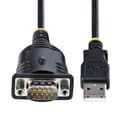 Miniatyrbild 3 av 5: StarTech.com 1m USB seriell adapter - USB till RS232 adapter - Prolific IC - USB till seriell konverterare för PLC/skrivare/skanner/switch - USB till