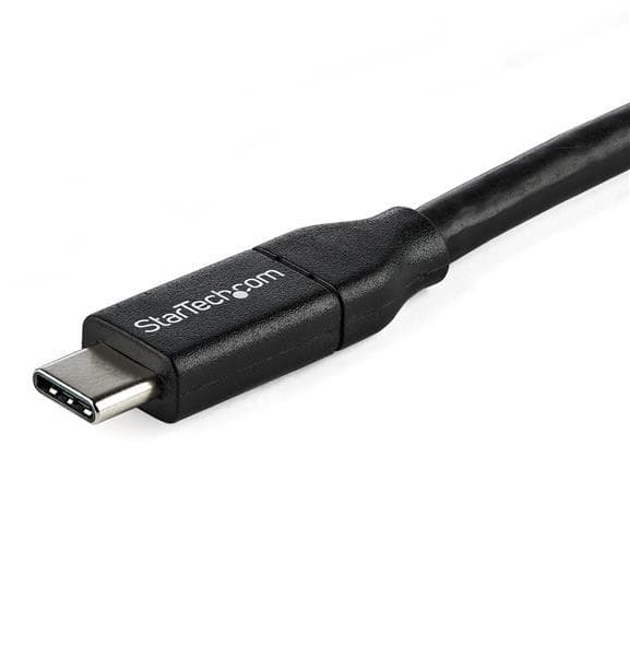 StarTech.com 1m USB-C till USB-C-kabel med 5A/100W strömförsörjning - M/M - Vit - USB 2.0 - USB-IF-certifierad - USB-C-laddningskabel - USB-kabel - US