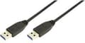Miniatyrbillede 4 af 4: LogiLink USB-kabel USB 3.2 Gen1 (USB 3.0 / USB 3.1 Gen1) USB-A-stik, USB-A-stik 3,00 m Sort