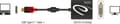 Miniatyrbillede 2 af 6: DeLOCK Premium USB-C til DVI adapter med DP Alt Mode (1920 x 1200) / sort - 0,20 meter