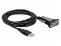 Miniatyrbillede 7 af 7: DeLOCK USB-A (m) til 9-benet SUB-D med skruer (m) seriel RS232 adapter / FTDI chip - 3 meter