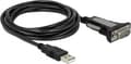 Miniatyrbillede 2 af 7: DeLOCK USB-A (m) til 9-benet SUB-D med skruer (m) seriel RS232 adapter / FTDI chip - 3 meter