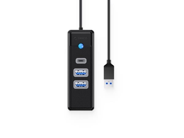 Orico USB Adapter Hub to 2x USB 3.0 + USB-C Orico, 5 Gbps, 0.15m (black)
