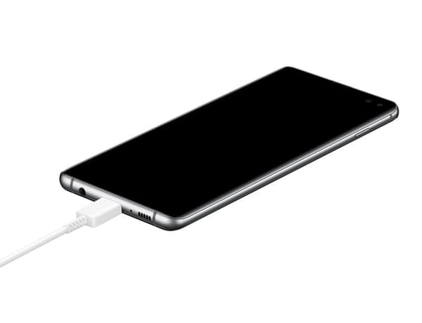 Samsung PD 25W Vægoplader + kabel - USB-C hurtigoplader - Hvid