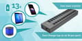 Miniatyrbild 6 av 6: I-TEC USB 3.0 Charging HUB 13-portars port med extern strömadapter 60W 13x USB-laddningsport för surfplattor notebooks ultrabooks PC (U3CHARGEHUB13)