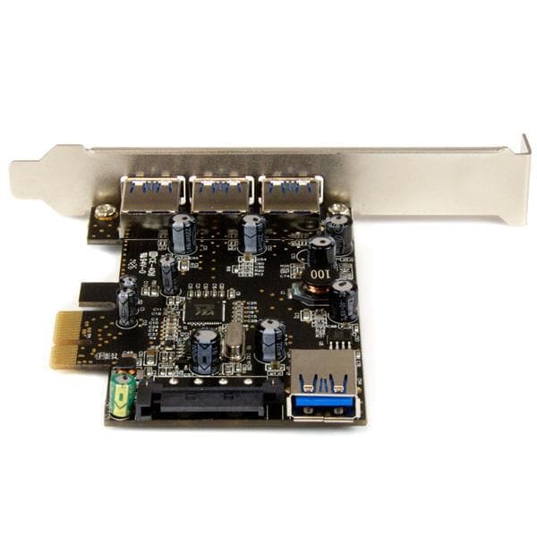 4-portars PCI Express USB 3.0-kort - 3 + 1