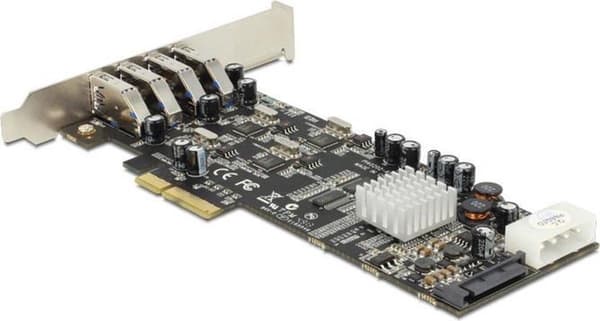 PCI Expr Card Delock 4x USB3.0 ext