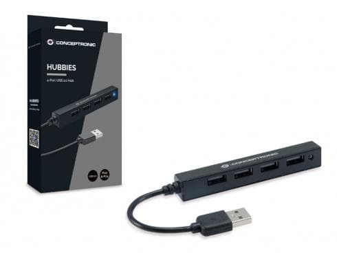 Conceptronic HUBBIES05B USB-hubb 4Port USB2.0 svart