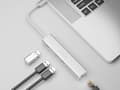 Miniatyrbild 2 av 9: Utrusta 133481 USB-C till 3-portars USB Hub med Gigabit Adapter/Silver