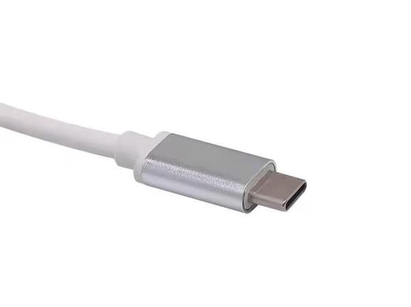 Udstyr 128958 Interface Hub USB 3.2 Gen 1 (3.1 Gen 1) Type-C 5000 Mbit/s Sølv (128958)