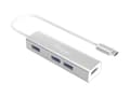 Miniatyrbillede 2 af 9: Udstyr 128958 Interface Hub USB 3.2 Gen 1 (3.1 Gen 1) Type-C 5000 Mbit/s Sølv (128958)