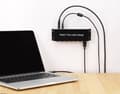 Miniatyrbillede 6 af 9: Renkforce 7 porte USB 3.2 Gen 1 hub Med metalhus, individuelt omskiftelig, Til vægmontering Sort