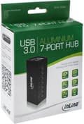 Miniatyrbillede 3 af 5: InLine USB-hub med 7 porte - USB3.0 - ekstern 12V strømforsyning / sort - 1 meter