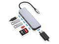 Miniatyrbild 4 av 4: CONCEPTRONIC 6in1 USB3.1/C->2xUSB 3.0,HDMI,SD/TF-kortläsare
