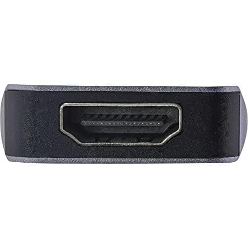 InLine® multifunktionshubb USB 3.2 Gen.1, 2x USB-A 5Gb/s + HDMI 4K/30Hz + kortläsare, aluminium, grå (33271I)