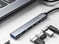 Miniatyrbild 4 av 6: Utrusta 5-portars USB 3.0/2.0-hubb med USB-C 100W USB PD - USB 3.2 Gen 1 (3.1 Gen 1) Typ-C - USB 2.0 - USB 3.2 Gen 1 (3.1 Gen 1) Typ-A - USB 3.2 Gen 1