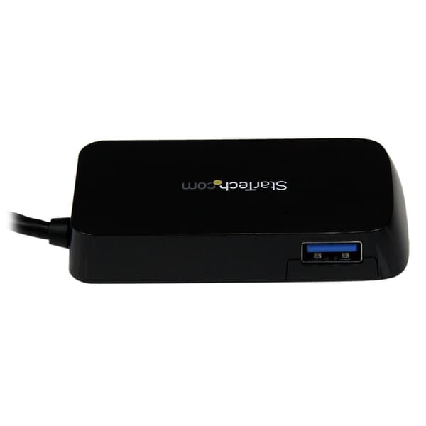 Startech Portable 4-Port SuperSpeed USB 3.0 Hub – Svart