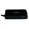 Miniatyrbild 3 av 5: Startech Portable 4-Port SuperSpeed ​​​​USB 3.0 Hub – Svart