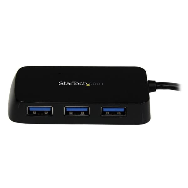 Startech Portable 4-Port SuperSpeed ​​​​USB 3.0 Hub – Svart