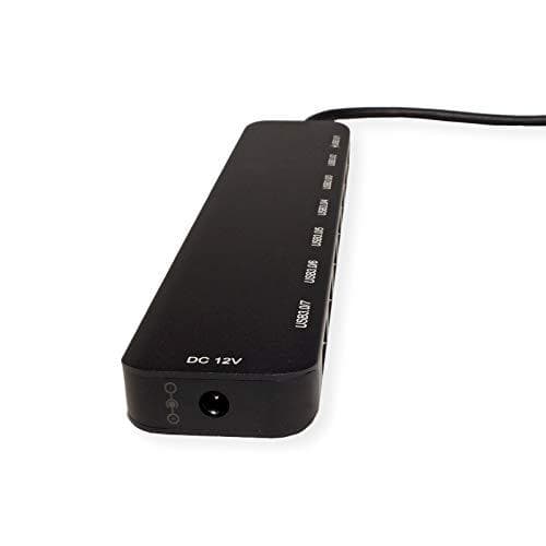 VALUE USB3.2 Gen1 Hub, 7x USB A, Type C virtalähteellä