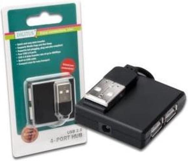 DIGITUS USB 2.0 High-Speed Hub 4-portar