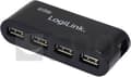 Miniatyrbild 4 av 4: LogiLink UA0085 4 portar USB 2.0 hubb Svart