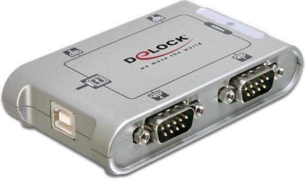 Delock - Adapteri USB 2.0 Seriell 4-Port Industry RS-232