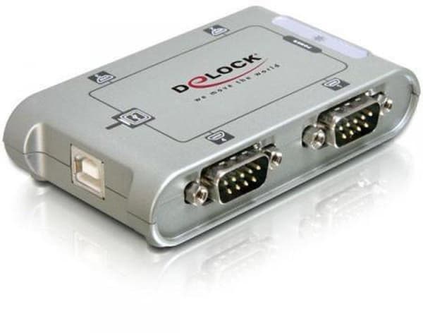 Delock - Adapteri USB 2.0 Seriell 4-Port Industry RS-232