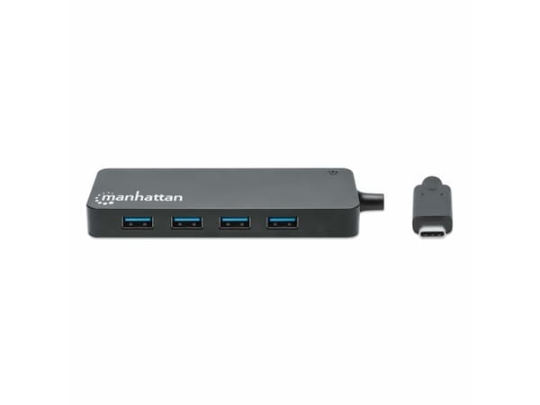 Manhattan 7-porttinen USB-keskitin C-uros A-naaras 5Gbit/s musta