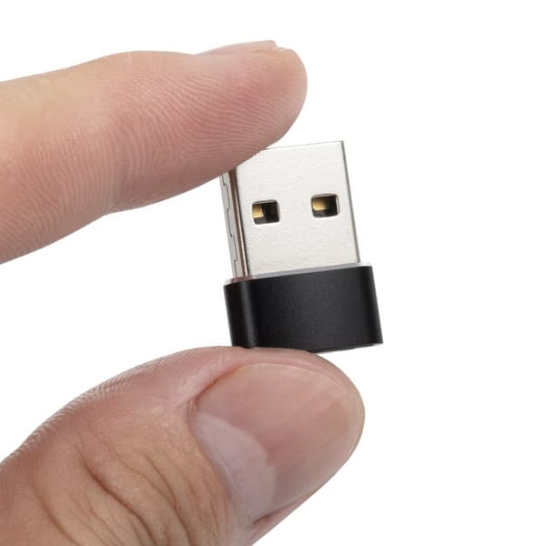 INF USB-C til USB 2.0 adapter Sort
