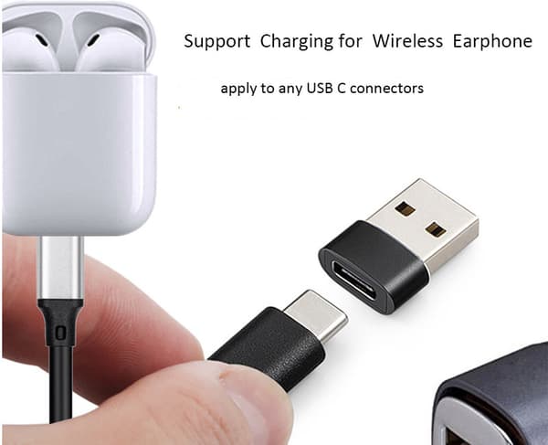 INF USB-C til USB 2.0 adapter Sort