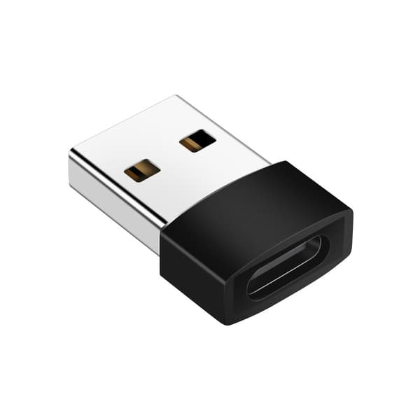 INF USB-C til USB 2.0 adapter Sort