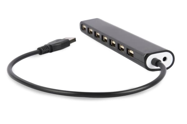Gembird - Hubb - black - 7 x USB 2.0 - skrivbordsmodell