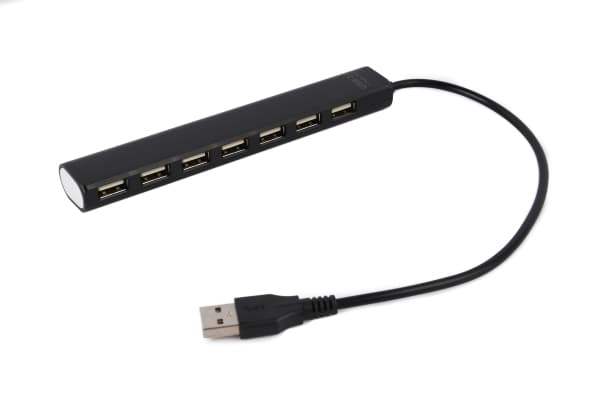 Gembird - Hubb - black - 7 x USB 2.0 - skrivbordsmodell