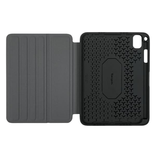 Targus Click-In - Flip cover til tablet - sort - ekstremt tyndt design - til Apple iPad mini (6. generation)